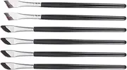 minkissy Professional Makeup Kit 6pc Eyeshadow Brush Set Eyeliner Concealer Brow under Eye Angled Brush for Precise Application