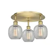 Innovations Lighting 516-3C-10-18 Belfast Flush Belfast 3 Light - Brass