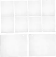 Generic 10pcs Clear Plastic Card Pages Sleeves for Binders Transparent Trading Card Protectors and Photos Personalize