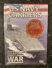 NEW/Sealed - US Navy Aircraft Carriers - Weapons of War Military Documentary DVD