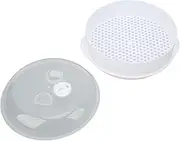 FOFY Microwave Food Time-Saving Multipurpose Kitchen with Transparent Cover for Home Use (Medium Single Layer)