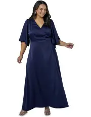 [Pink Dusk] Glitz And Glam Maxi Dress in Navy