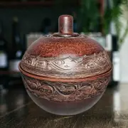 Pottery casserole 135,25 fl.oz. Pottery Tagine Handmade from red clay. Clay Pan