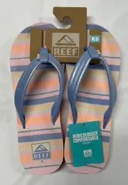REEF RIDICULOUSLY FUN CJ5318 FLIP FLOPS SIZE KIDS 6