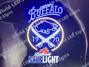 Buffalo Sabres Light Beer 24"x16" Vivid LED Neon Sign Light Lamp With Dimmer