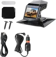 Car Dash Video Recorder Rear View Monitor DashCam 2Inch Screen 1080P Wide Angle(A)