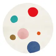 Marjan Round Kids Contemporary Floor Rug