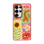 Galaxy S25 Ultra Impact Magnetic Case Flower Child