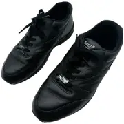 Men's Shoes Easy Spirit Balance Man Made Black Leather Lace Up Size 9M