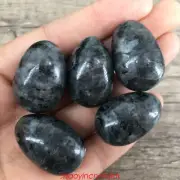 5pcs Natural Mini spectrolite Egg Quartz Crystal Mineral Samples Decor Healing