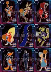 2021 Upper Deck Space Jam A New Legacy Complete 100 Card Neon Pink Purple Set