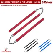 FOAM PADDED NUNCHUCKS NUNCHAKU 3 SECTIONAL FOR MARTIAL ART KARATE TRAINING STICK