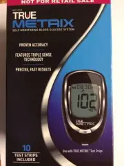 True Metrix Blood Glucose Monitoring System Include 10 Test Strips
