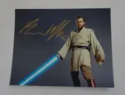 Ewan McGregor STAR WARS 8x10 RARE HAND SIGNED PHOTO WITH COA AUTOGRAPH