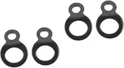 iplusmile 2sets Heavy Duty D Shaped Trailer Tie Down Rings Fixed Pull Rings for Truck Cargo Easy to Install and Use Tow Hooks for Secure Lashing and Load Anchoring 2pcs*2