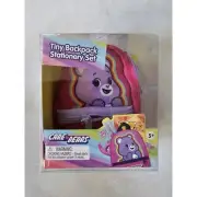 Care Bears Tiny Backpack Stationary Set Stickers Notebook Markers Small NEW