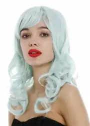 Ladies' Wig Women Long Curl Wavy Fringe Cosplay Green Light Green