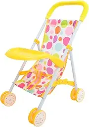 Doll Stuff Play Game House Accessories Stroller Toy Movable Stroller Lightweight Comfortable Handle