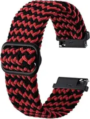 [BISONSTRAP] Nylon Watch Strap, Adjustable Braided Watch Straps for Men and Women, 16 mm, 18 mm, 19 mm, 20 mm, 22 mm, 24 mm to Choose From