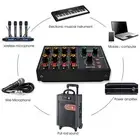 Mix-428 Mini Mixer Compact Size Mono/stereo Switch Clear Sound Microphone Mixer