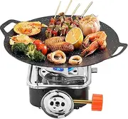 Outdoor Stove | Small Foldable Cooking Stove | High-Efficiency Backpacking Burner, Lightweight Outdoor Cooker for Beach Cooking Disaster Relief Hunting Trips