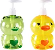 Hand Soap Dispenser | Cute Animal Empty Lotion Bottles with Pump - Refillable Soap Lotion Container for Body Wash, Moisturizer, Face Cream, Dish Soap,
