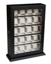 Hand Made Watch Jewelry Display Storage Holder Case Glass Box Organizer Gift twe