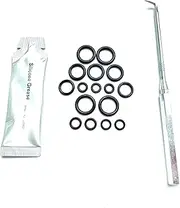 WY Aldi WorkZone Ferrex Comprehensive Pressure Washer O Ring Seal Kit Including Silicone Grease And O'ring Removal Tool