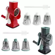 Rotary Cheese Grater with Handle Efficient Cheese Shredder Slicer with 3·-