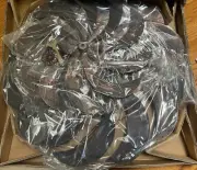 VINTAGE Hollis Wood LARGE Metal Dual Wind Spinner 24" DIA WX10009 NEW in BOX