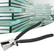 Breaker Grozier Chrome Vanadium Steel Glass Breaking Pliers, Ergonomic Handle, Adjustable Pressure, Jaws, Glass & Ceramic Cutting