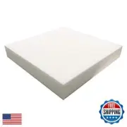 FOAMMA 4" x 18" x 18" High Density Upholstery Foam Cushion (Seat Replacement,
