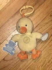 NWT Child of Mine Plush Yellow Duck Hanging Toy
