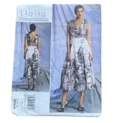 VOGUE Pattern V1402 Lialia Dress Size 14-22 Uncut Sewing Pattern