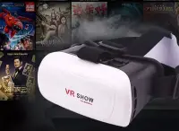 在飛比找Yahoo!奇摩拍賣優惠-VR虛擬現實3D眼鏡 VR Box 立體眼鏡 頭戴式魔鏡手機