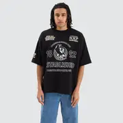 [Nena and Pasadena AFL] Collingwood Magpies AFL Mega Loopback Tee Jet Black