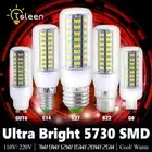 10 Pcs Energy Saving 5730 Light LED E27 E14 Corn Bulbs Lamp 220V Warm Cool White