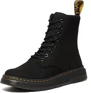 [Dr. Martens] Unisex Crewson 8 Eye Boot, Dark Brown, UK