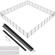 Removable 4x108 FT Pool Fence for Inground Pools - Easy DIY Installation