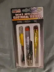 3 PCS SET Auto & Home Electrical Tester 6 12 volt Spark Plug auto circuit tester