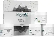 Herbals Silver Facial Kit | Ideal For Men & Women | With Silver. Olive, Honey | For All Skin Types | 60gm