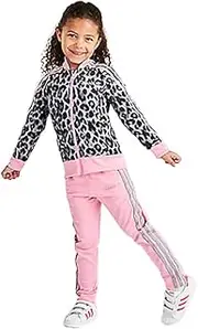 [adidas Originals] Leo SSTS Zip Jacket Girls Jackets Size M, Color: Multi-color/Light Pink
