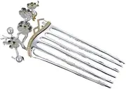 Hair Clips,Hair PinHair Sticks And Forks, Vintage Pearl Hair Comb, S925 Sterling Silver Chinese Hair Comb Hairpin, Ornate Plum Crystal Hair Sticks, Hair Bun Eternal Jewelry for Bride Women Girl