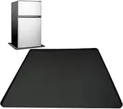Washing Machine Floor Mat - Under Fridge Mat for Floor, Leakproof Drip Tray Under Washing Machine 23.6 x 23.6 Inch - Silicone Mat for Fridge Tumble Dryer, M
