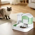 Large Capacity Automatic Cat Water Feeder 2-In-1 Cat Dog Food Bowl Home Use