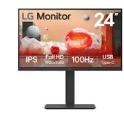 LG 24 Inch IPS FHD Monitor  1920x1080, 100Hz, USB-C, AMD FreeSync