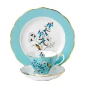 Royal Albert 100 Years 1950 3-Piece Set Teacup, Saucer & Plate Festival *New