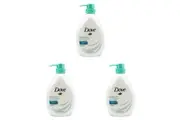 3x Dove 550ml Nourishing Body Wash Moisturising Bath Soap For Sensitive Skin