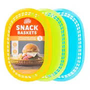 Dessert Plate Snack Dishes Fries Storage Tray Food Serving Basket Party Supplies