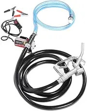 12V Electric Oil Pump with Switch, Self Priming Transfer Pump, Compact Efficient Oil with Switch for Gasoline Kerosene